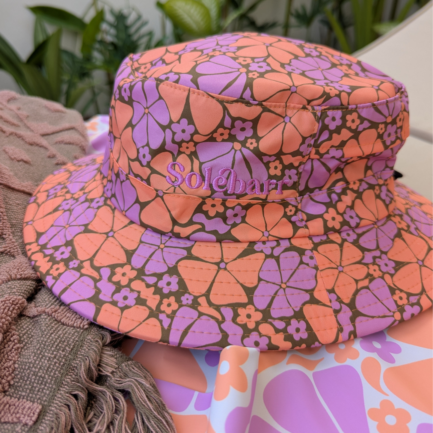 Solebarr Surf Hat UPF50+ Retro Bloom
