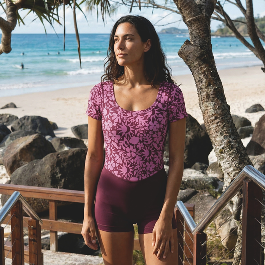 Cherry Bloom Shortie Suit