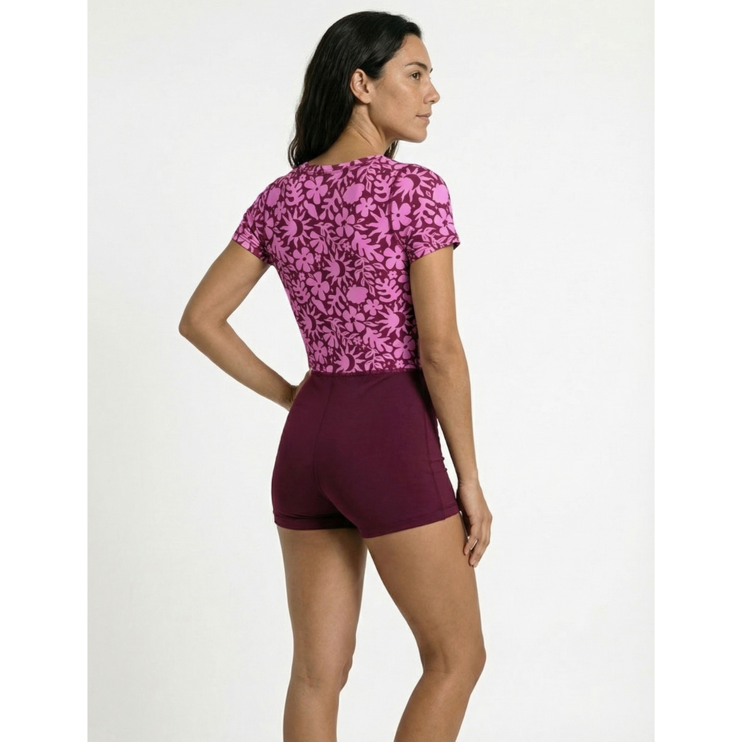 Cherry Bloom Shortie Suit